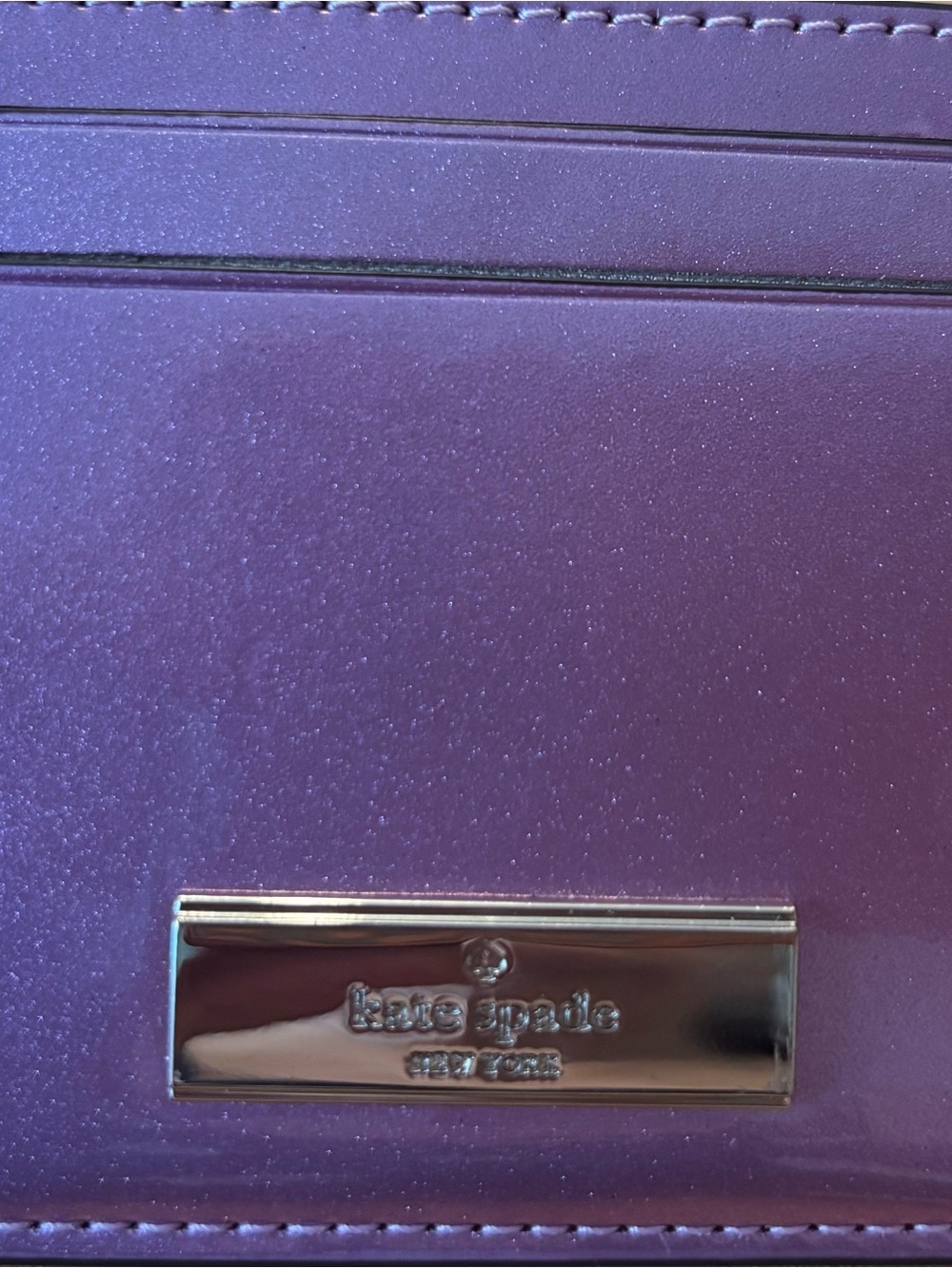 Kate Spade card holder  - Shimmery Pink